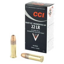 Load image into Gallery viewer, Cci Quiet Segmented 22lr 40gr Hp 50-