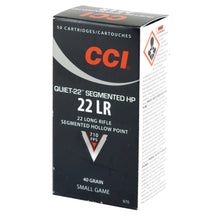 Load image into Gallery viewer, Cci Quiet Segmented 22lr 40gr Hp 50-