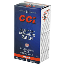 Load image into Gallery viewer, Cci 22lr 40gr Lrn Sa Quiet 50-5000