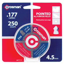 Load image into Gallery viewer, Crosman .177 Pointed Pellets 250-cd