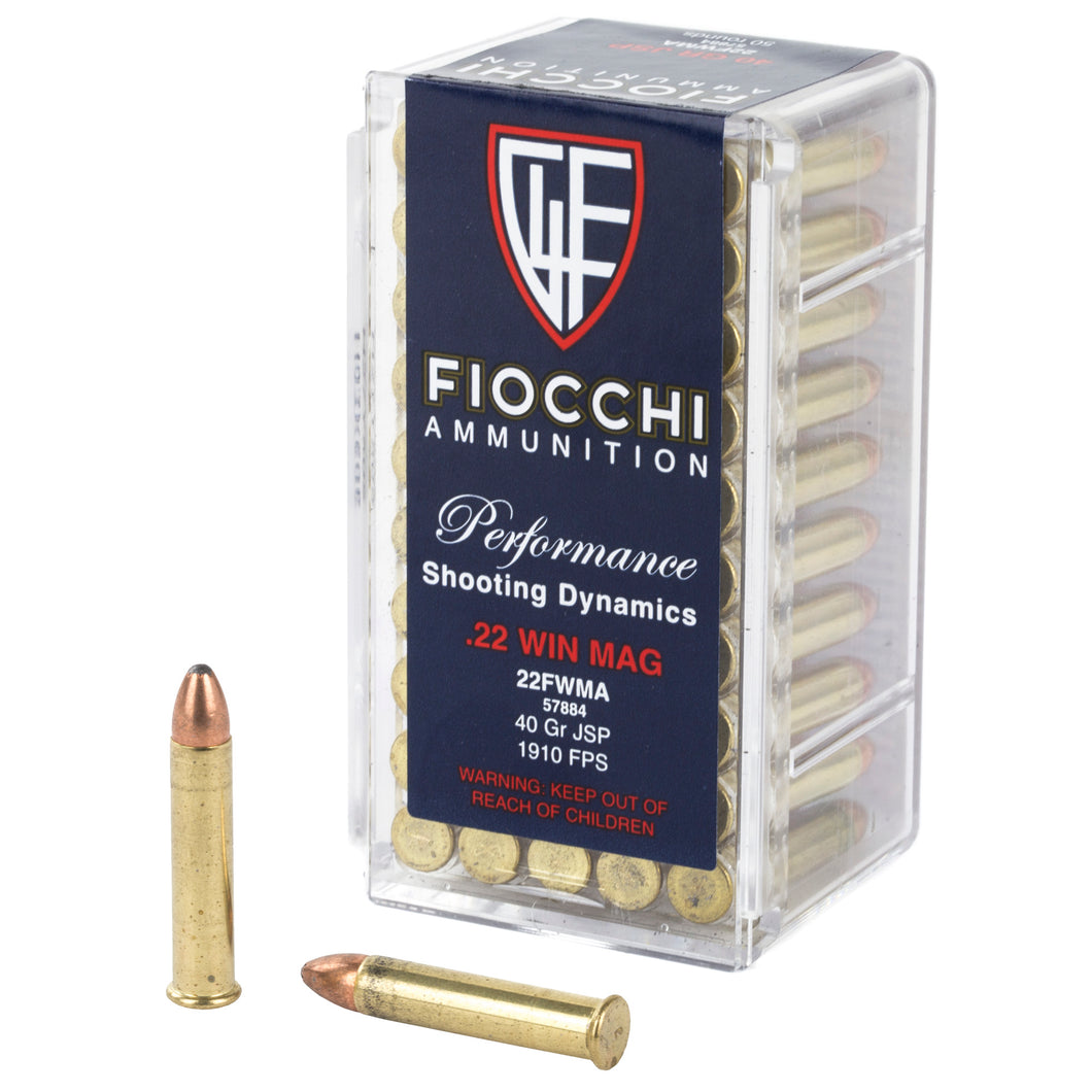 Fiocchi 22wmr 40gr Jsp 50-2000