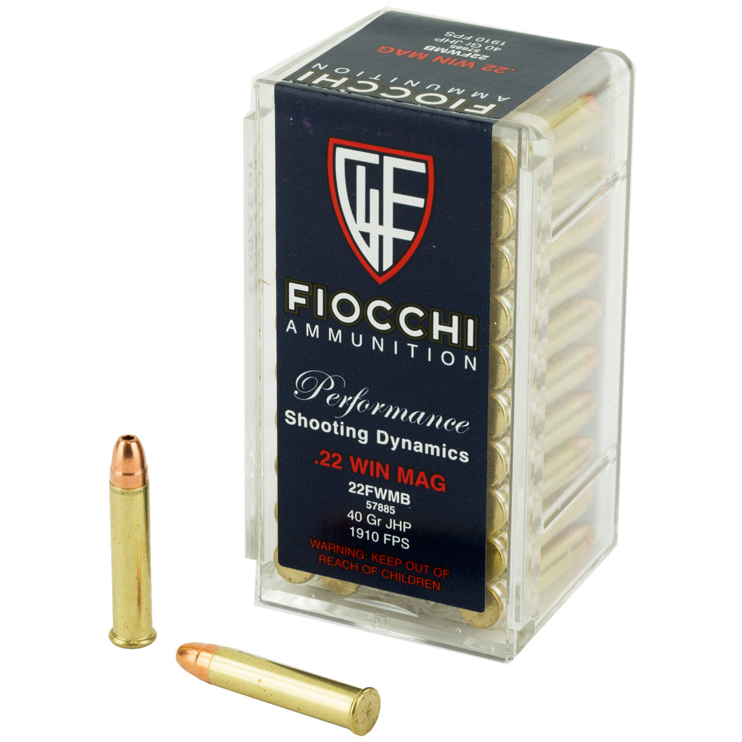 Fiocchi 22wmr 40gr Jhp 50-2000
