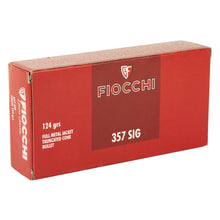 Load image into Gallery viewer, Fiocchi 357sig 124gr Fmj 50-1000