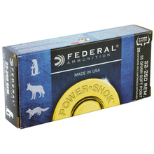 Load image into Gallery viewer, Fed Pwrshk 22-250rem 55gr Sp 20-200