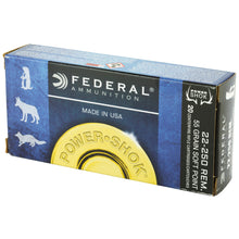 Load image into Gallery viewer, Fed Pwrshk 22-250rem 55gr Sp 20-200