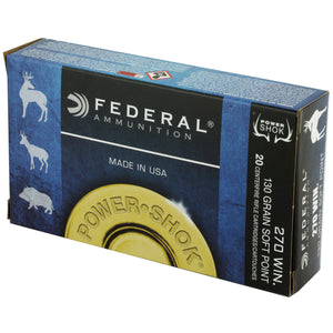 Fed Pwrshk 270win 130gr Sp 20-200