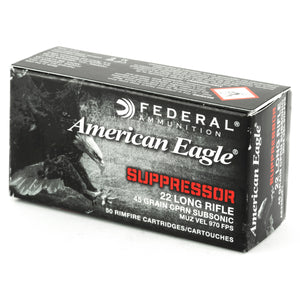 Fed Ae Suppressor 22lr 45gr Fmj 50-