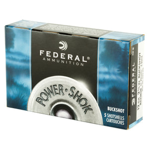 Fed Pwrshk 12ga 2.75 Mx #4 Bck 5-250