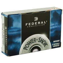 Load image into Gallery viewer, Fed Pwrshk 12ga 3" Mg #4 Bck 5-250