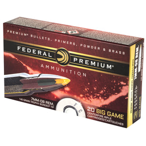 Fed Prm 7mm08 140gr Trphy Tip 20-200