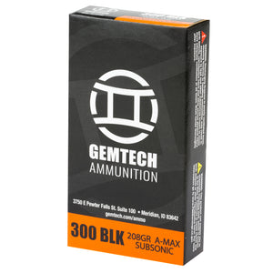 Gemtech 300blk Slncr Sub 208g 20-200