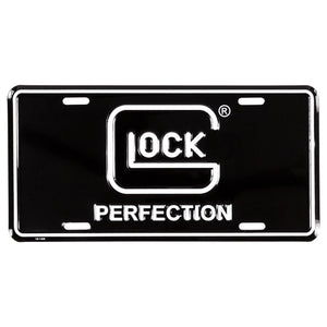 Glock Oem Perf License Plate Blk-wht