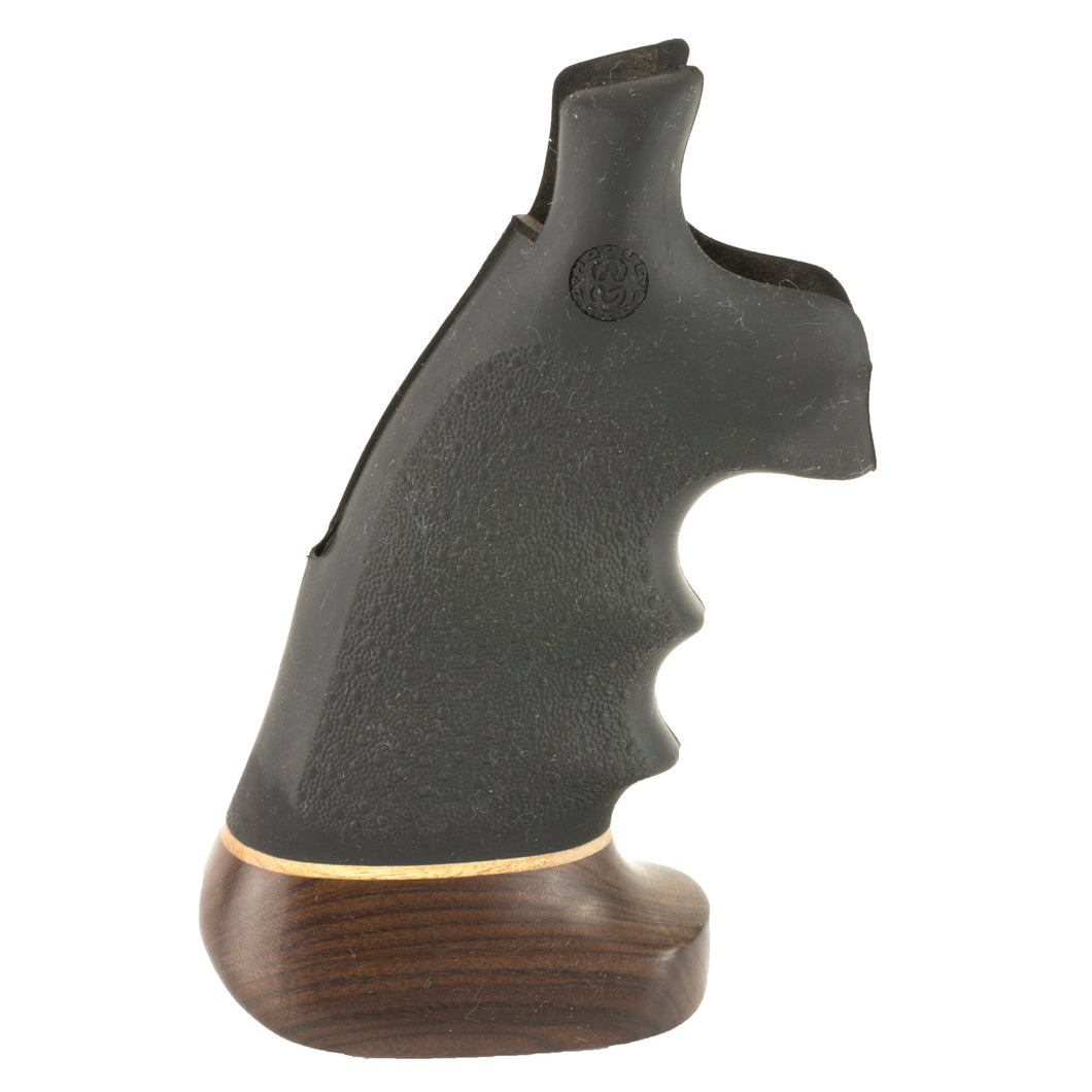 Hogue Monogrip S&w N Rnd Butt W-wood