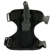 Load image into Gallery viewer, Houge Ex-f02 4.5" Tanto Leg Mnt Blk