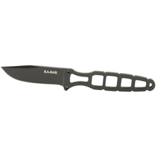 Load image into Gallery viewer, Kbar Skeleton Knife 2.5" Pln Blk