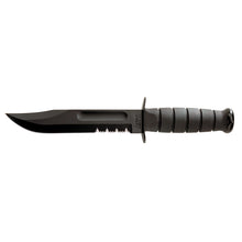 Load image into Gallery viewer, Kbar Fighting Knf 7" W-shth Blk Ser