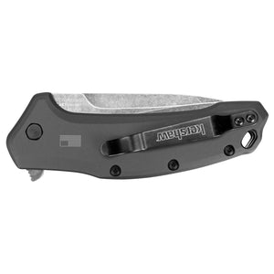 Kershaw Link 3.25" Gry Alum Blkwsh S