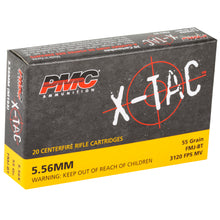 Load image into Gallery viewer, Pmc Xtac 556nato 55gr Fmjbt 20-1000