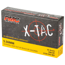 Load image into Gallery viewer, Pmc Xtac 556nato 55gr Fmjbt 20-1000