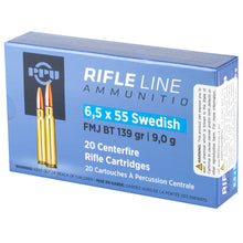 Load image into Gallery viewer, Ppu 6.5x55 Swedish Fmj 139gr 20-200