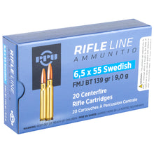 Load image into Gallery viewer, Ppu 6.5x55 Swedish Fmj 139gr 20-200