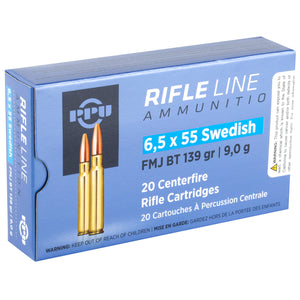 Ppu 6.5x55 Swedish Fmj 139gr 20-200