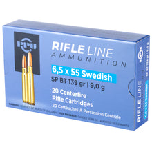 Load image into Gallery viewer, Ppu 6.5x55 Swedish Sp 139gr 20-200