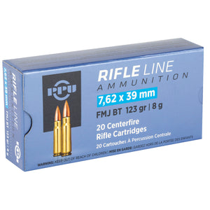 Ppu 7.62x39 Fmj 123gr 20-1000