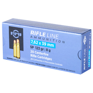 Ppu 7.62x39 Sp 123gr 20-1000