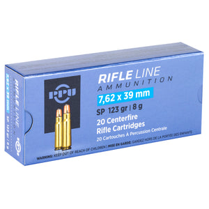 Ppu 7.62x39 Sp 123gr 20-1000