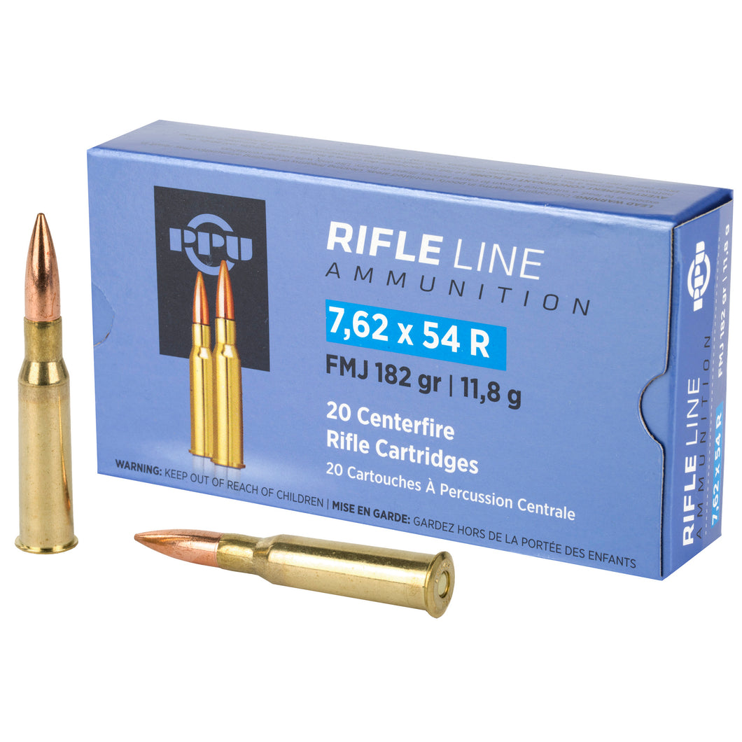 Ppu 7.62x54r Fmj 182gr 20-200