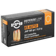 Load image into Gallery viewer, Ppu 45acp Jhp 185gr 50-500