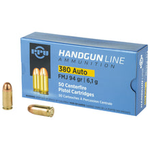 Load image into Gallery viewer, Ppu 380acp Fmj 94gr 50-1000