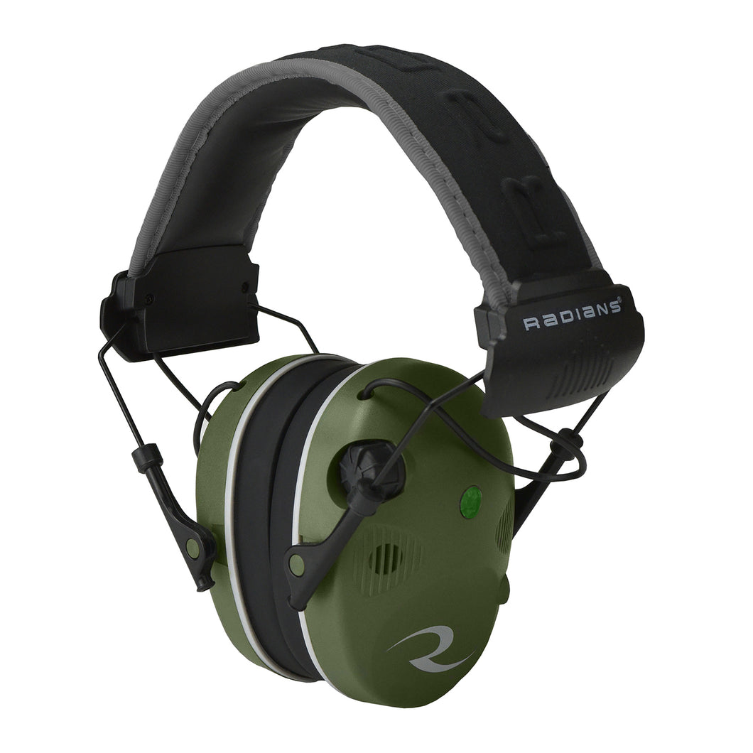 Radians R3400 Elec Muff Grn-blk