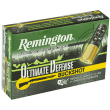 Load image into Gallery viewer, Rem Ult Def 12ga 3" Oo Buck 5-100