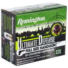 Load image into Gallery viewer, Rem Ult Def 380acp 102gr Bjhp 20-400
