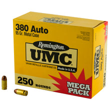 Load image into Gallery viewer, Rem Umc Mp 380acp 95gr Fmj 250-1000