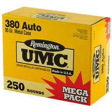 Load image into Gallery viewer, Rem Umc Mp 380acp 95gr Fmj 250-1000