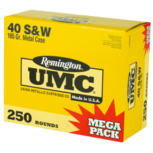 Load image into Gallery viewer, Rem Umc Mp 40sw 165gr Fmj 250-1000
