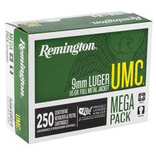Load image into Gallery viewer, Rem Umc Mp 9mm 115gr Fmj 250-1000