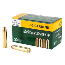 Load image into Gallery viewer, S&amp;b 30carbine 110gr Fmj 50-1000