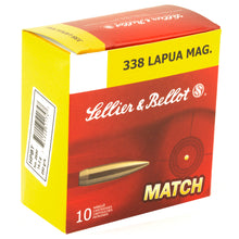Load image into Gallery viewer, S&amp;b 338lapua 250gr Sierra Hpbt 10-bx