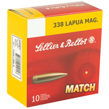 Load image into Gallery viewer, S&amp;b 338lapua 300gr Sierra 10-100