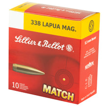 Load image into Gallery viewer, S&amp;b 338lapua 300gr Sierra 10-100