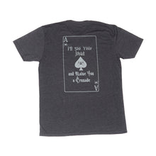 Load image into Gallery viewer, Spike&#39;s Tshirt Spades Charcoal