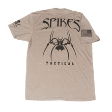 Load image into Gallery viewer, Spike's Tshirt Stops Isis Gray
