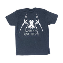 Load image into Gallery viewer, Spike's Tshirt Tac Spider Navy