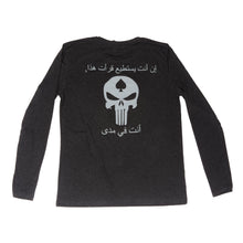 Load image into Gallery viewer, Spike&#39;s Tshirt Long Punisher Blk