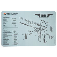 Load image into Gallery viewer, Tekmat Pistol Ds Mat 1911 Blk-gry