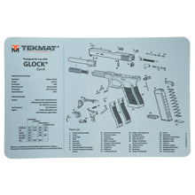 Load image into Gallery viewer, Tekmat Pistol Ds Mat Glk G4 Blk-gry